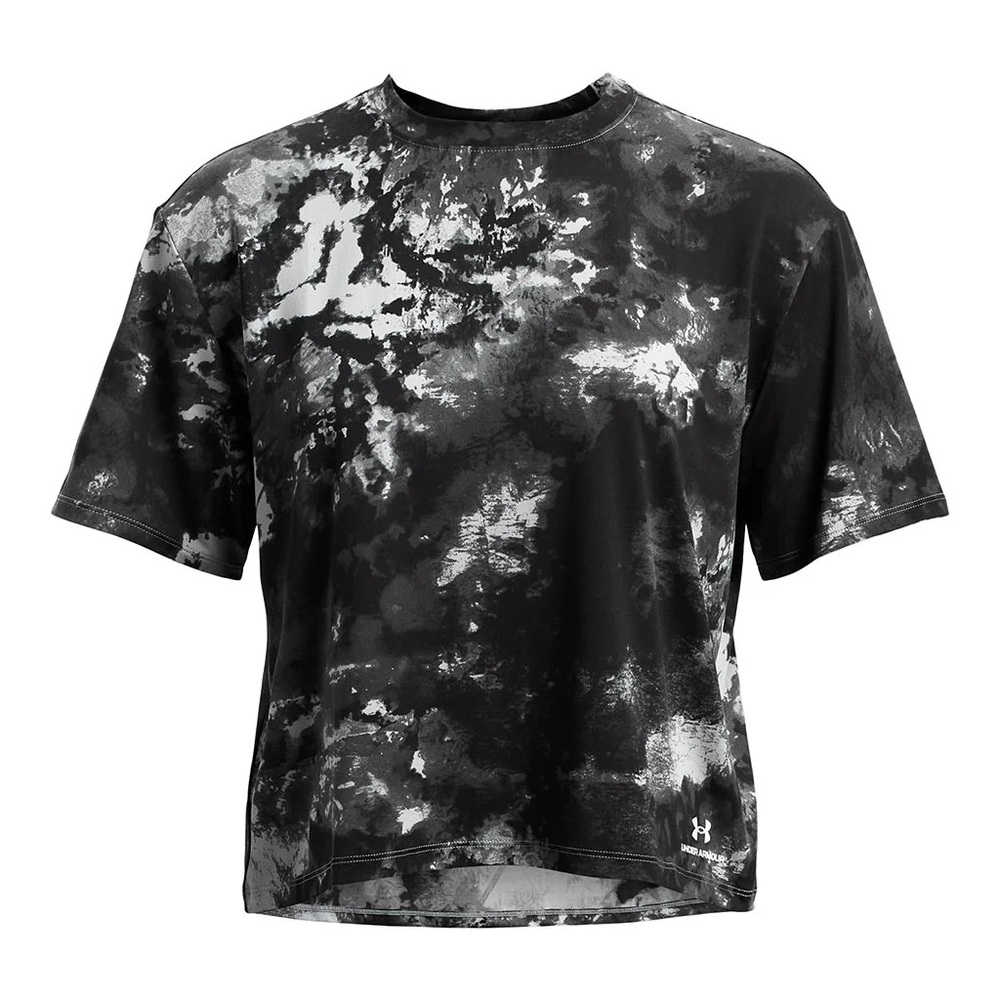 Under Armour RUSH Energy Black Tye Dye Shirt